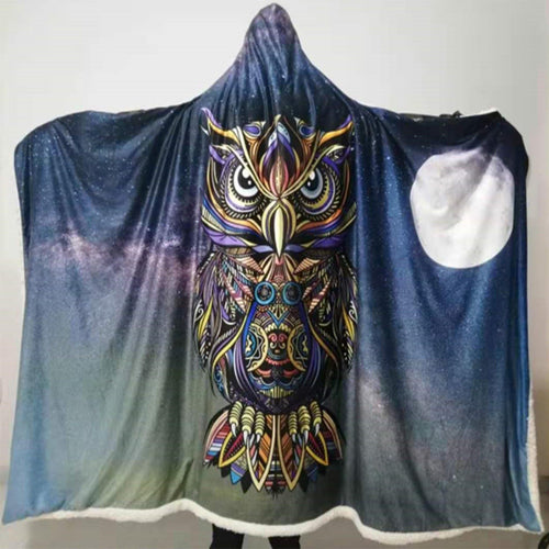 Owly Owl Hooded Blanket - Blanketale