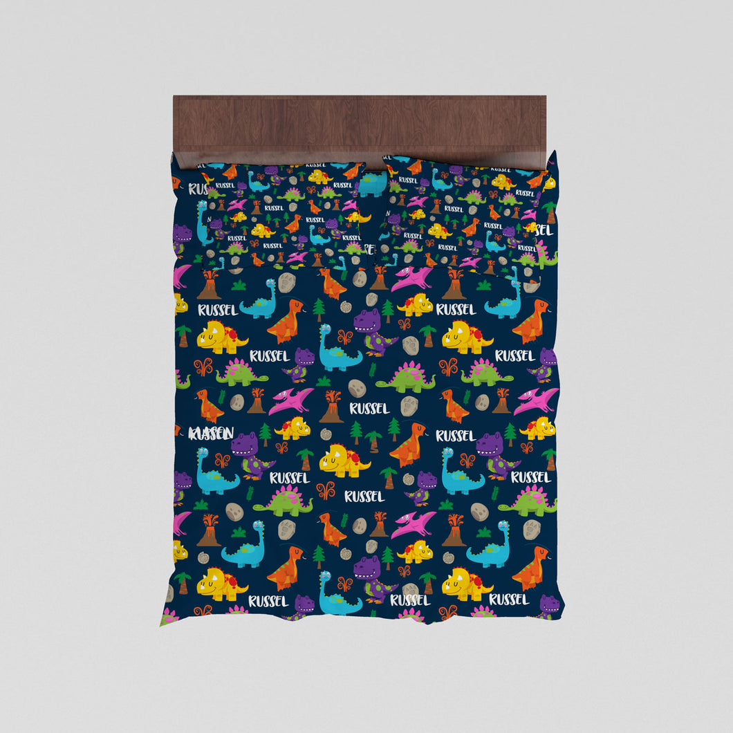 Cute Dinosaurs Doona Cover