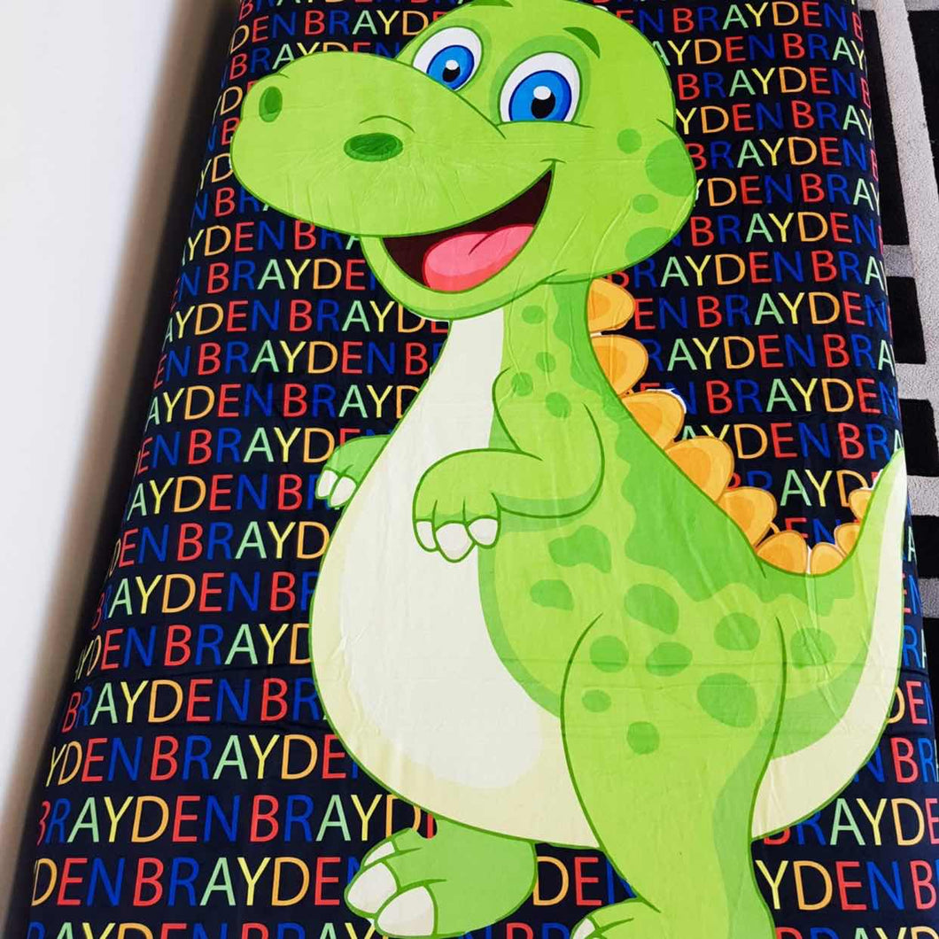 Baby Dino T-rex 2 Mink Blanket
