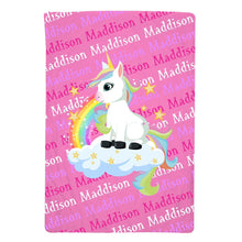 Load image into Gallery viewer, Baby Unicorn Mink Blanket
