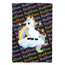 Load image into Gallery viewer, Baby Unicorn Mink Blanket
