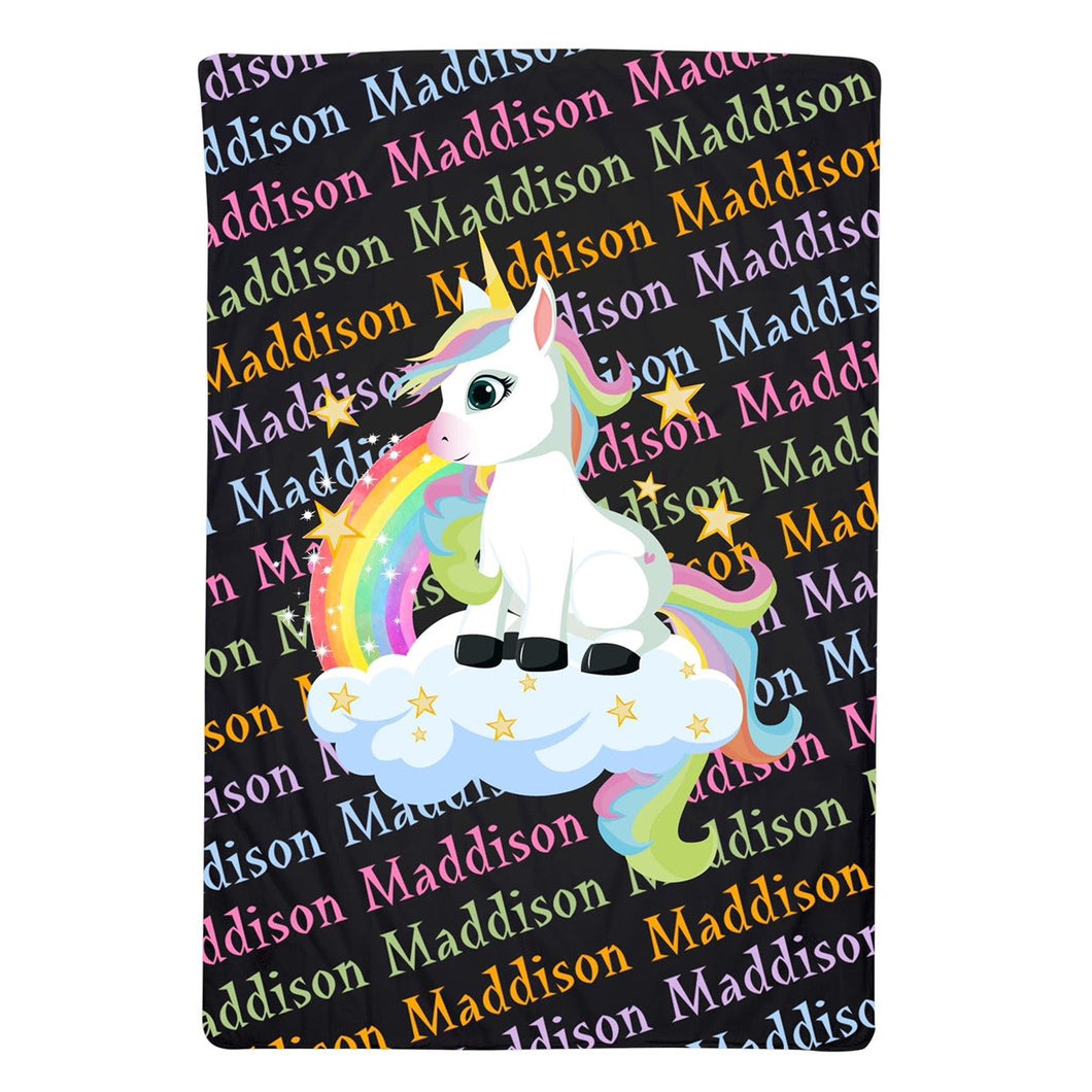 Baby Unicorn Mink Blanket